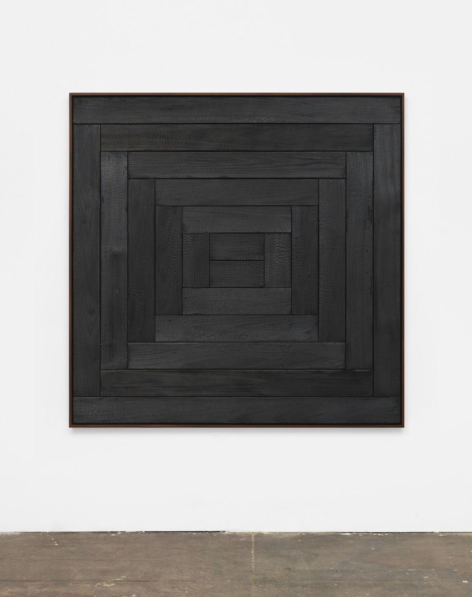 Davide Balula, Burnt Painting, Imprint of the Burnt Painting (The Channel), 2015