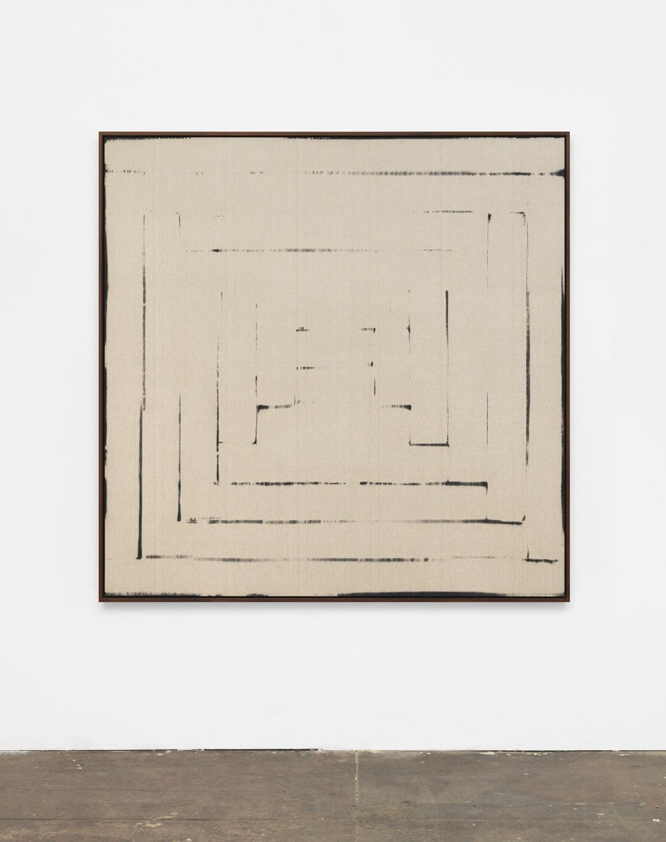 Davide Balula, Burnt Painting, Imprint of the Burnt Painting (The Channel), 2015