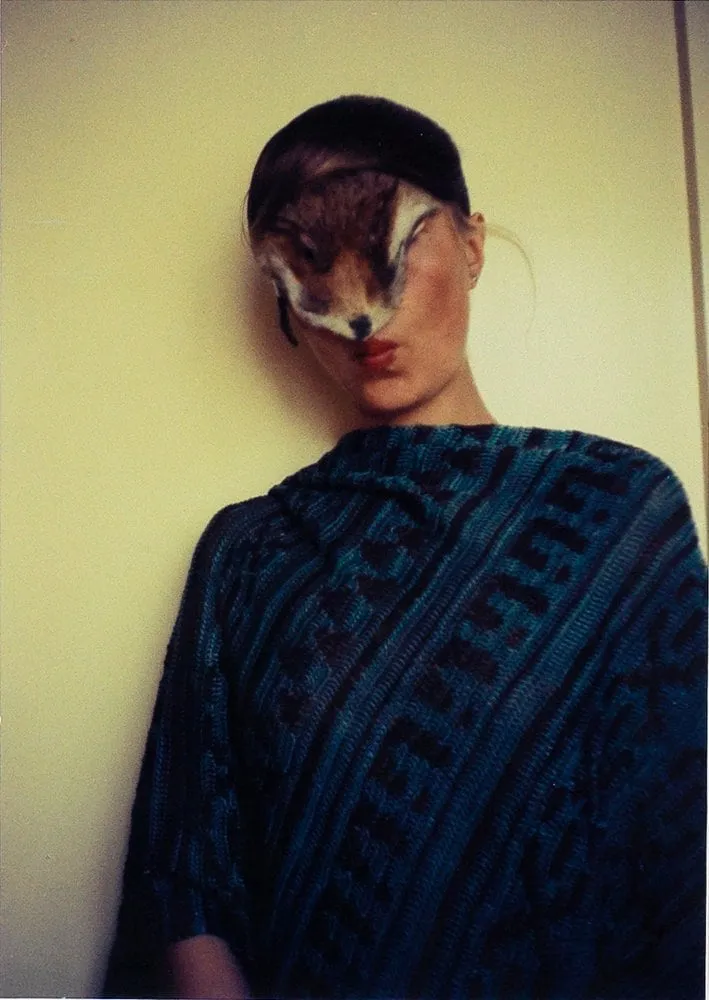 Birgit Jürgenssen, Untitled (Selbst mit Fellchen / Self with Little Fur), 1974/2011