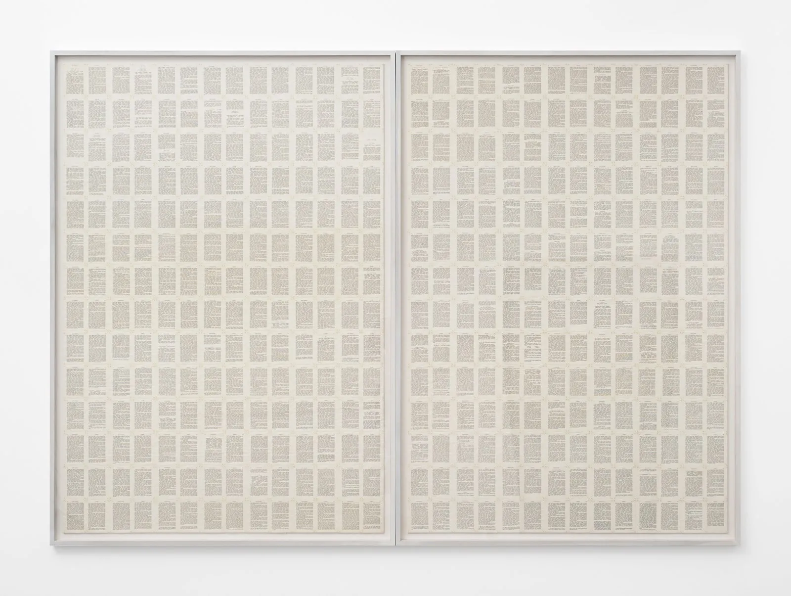 Irma Blank, Trascrizioni, All Around, 1976