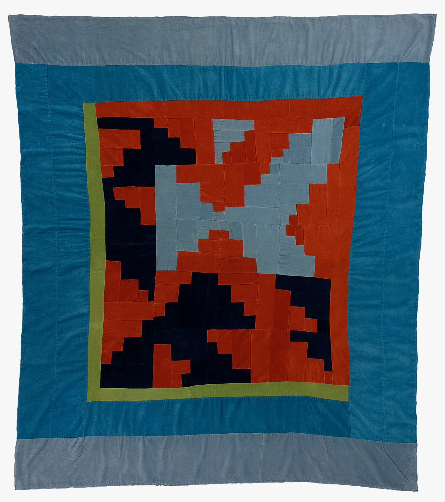 Flora Moore, 'Log Cabin' variation, c. 1975