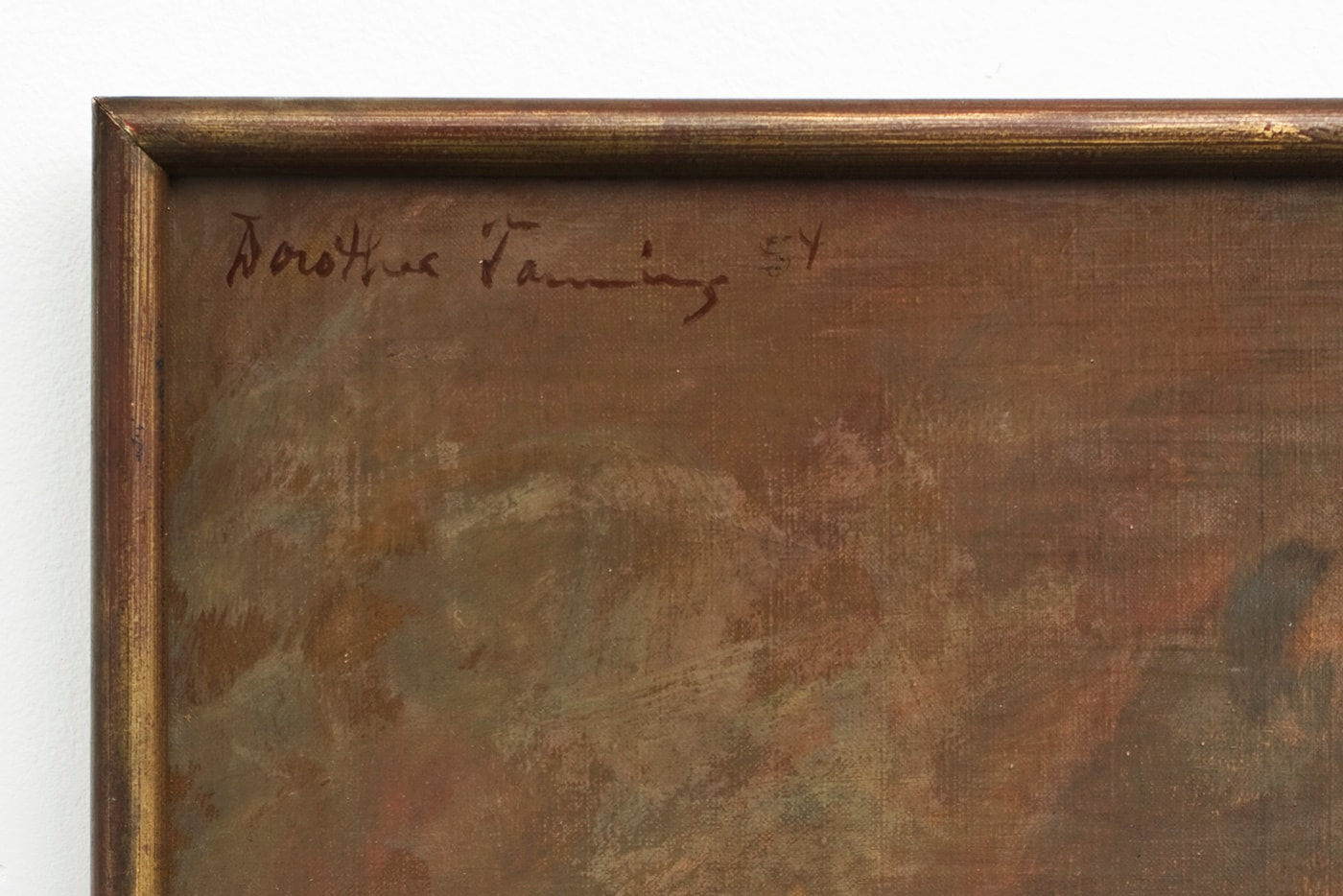 Dorothea Tanning, Tableau vivant (Living Picture), 1954