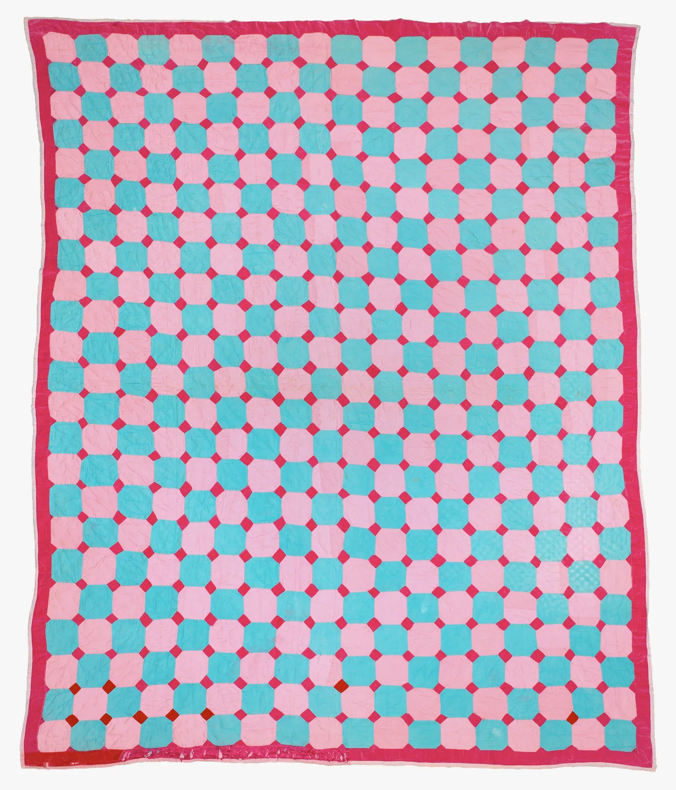Sarah Benning, 'Snowball' variation (quilt maker's name: 'Bow Tie'), c. 1955