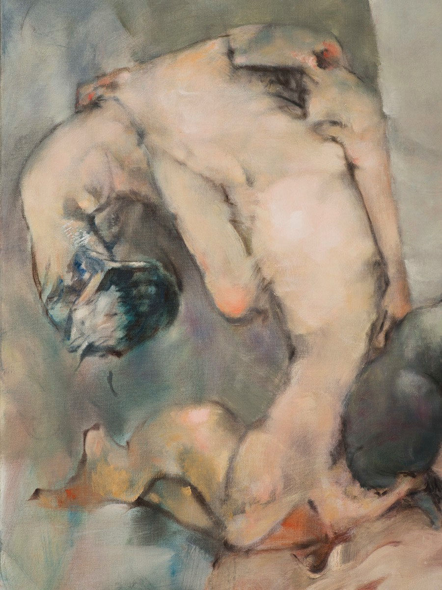Dorothea Tanning, La Chienne et sa muse (The Dog and Her Muse), 1964