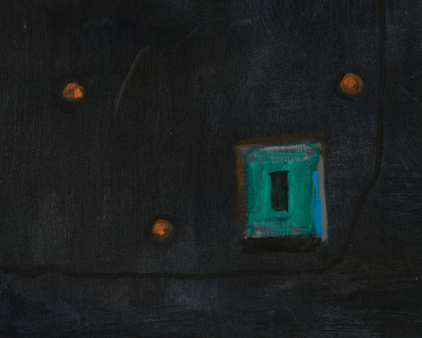 Betty Parsons, Fish-Owl, 1980