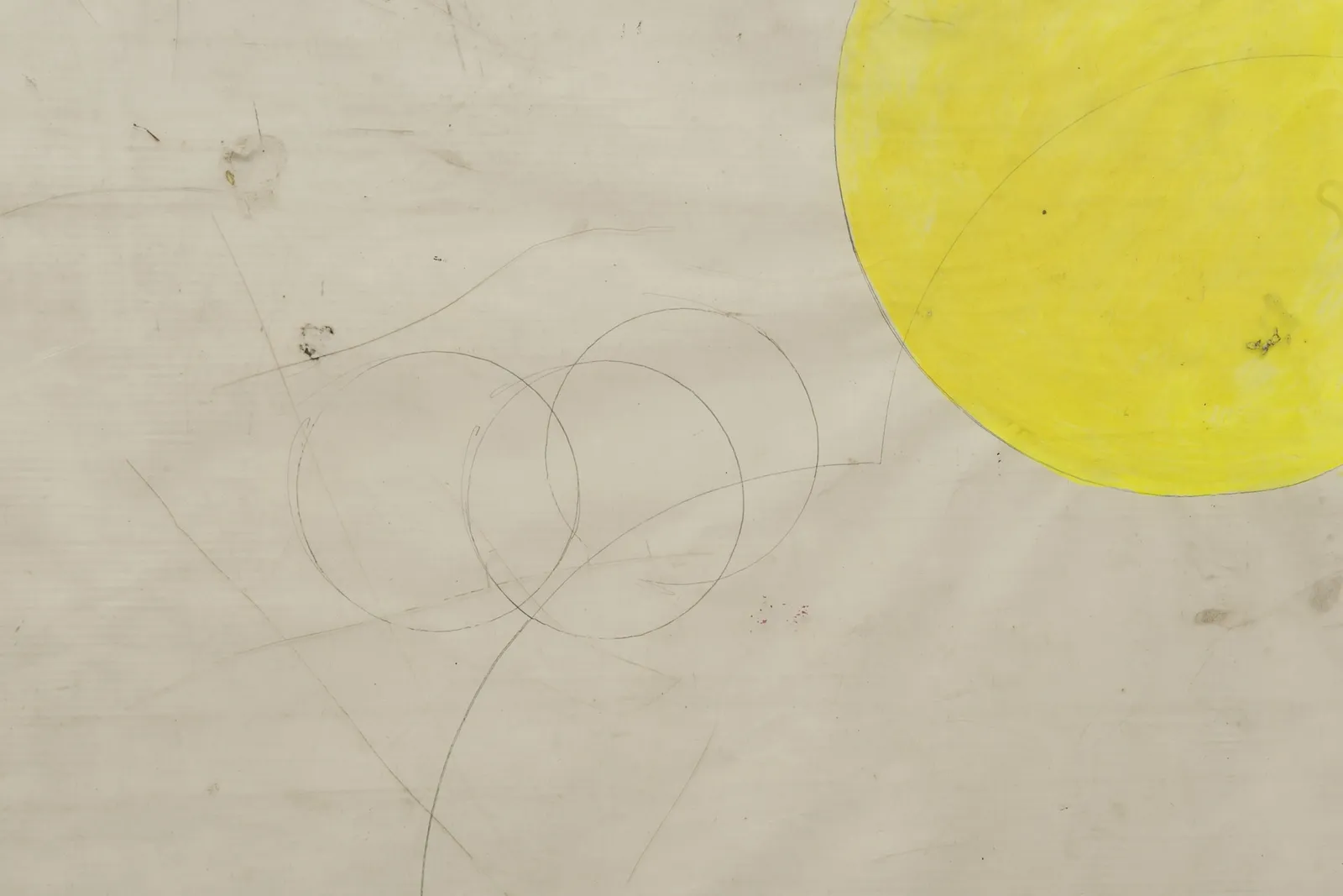 Ian Kiaer, Endnote, Ledoux (yellow), 2016