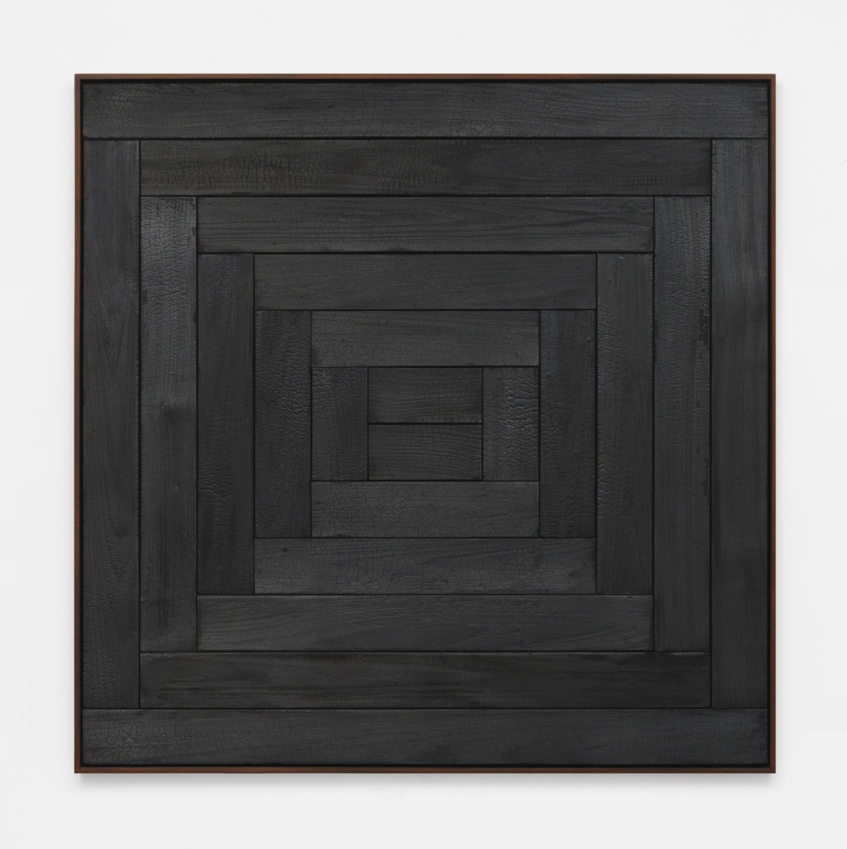 Davide Balula, Burnt Painting, Imprint of the Burnt Painting (The Channel), 2015