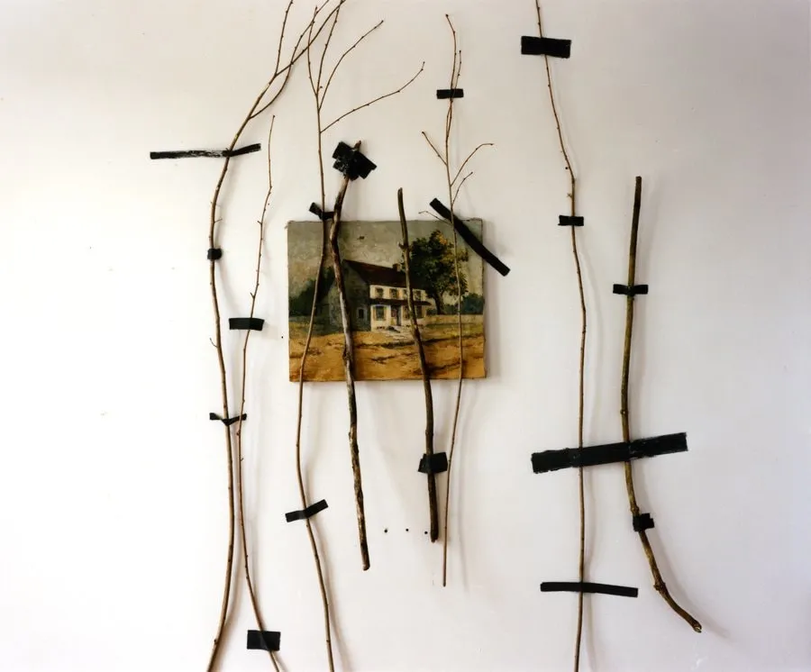 Saul Fletcher, Untitled #262 (House in wood), 2013