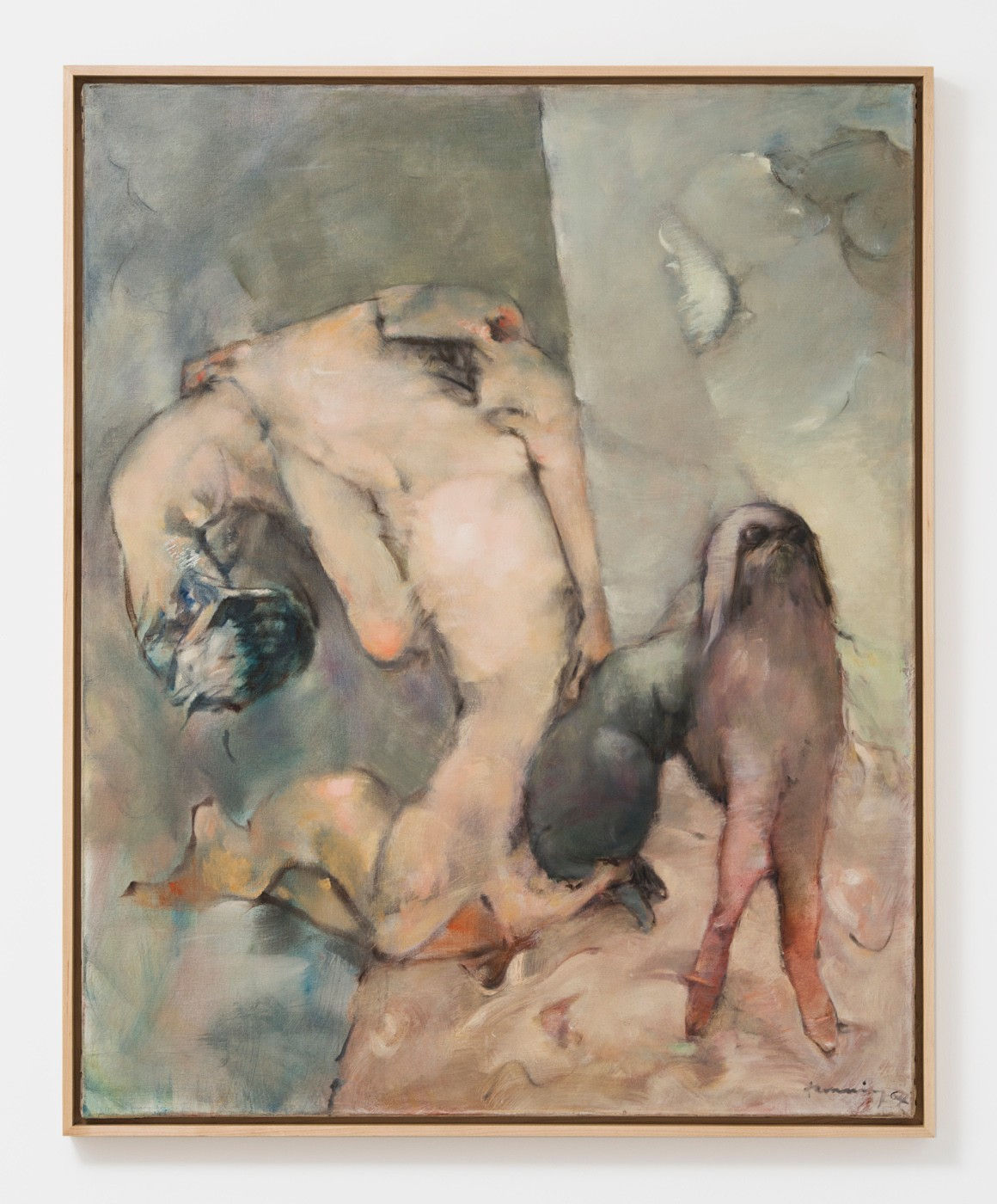 Dorothea Tanning, La Chienne et sa muse (The Dog and Her Muse), 1964