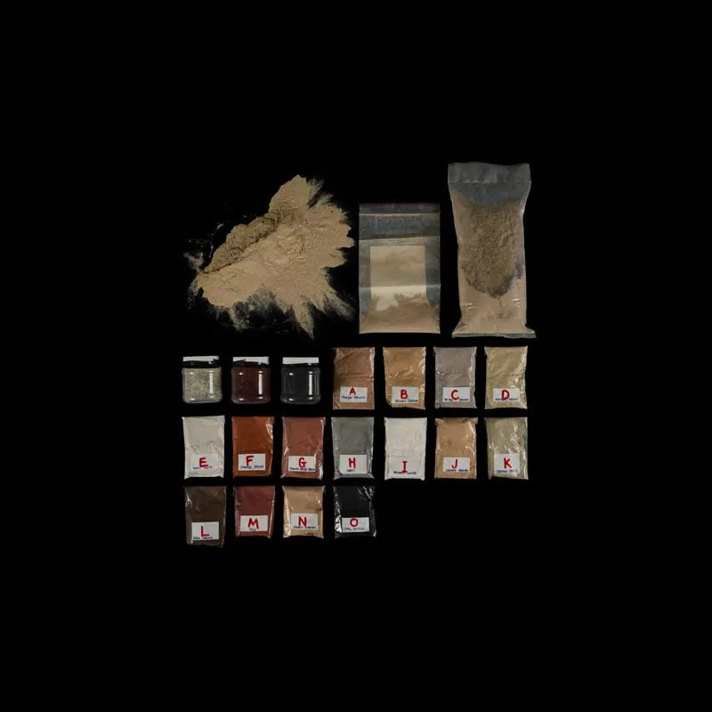 Taryn Simon, Black Square XVIII, Dust from Canada, Mexico, Spain, South Africa and the United Kingdom, 2015
