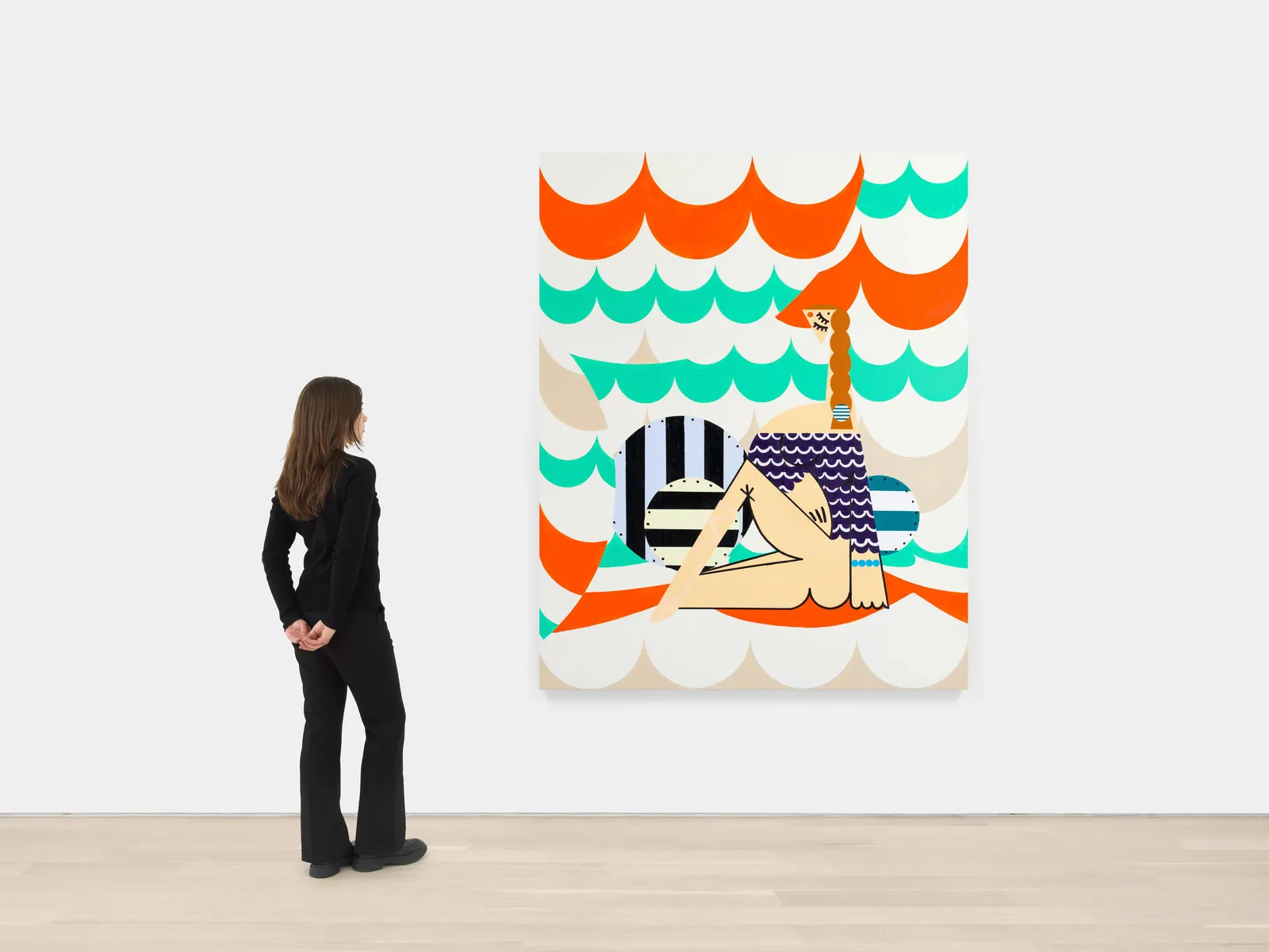 Farah Atassi, Dancer on Stage 2, 2021