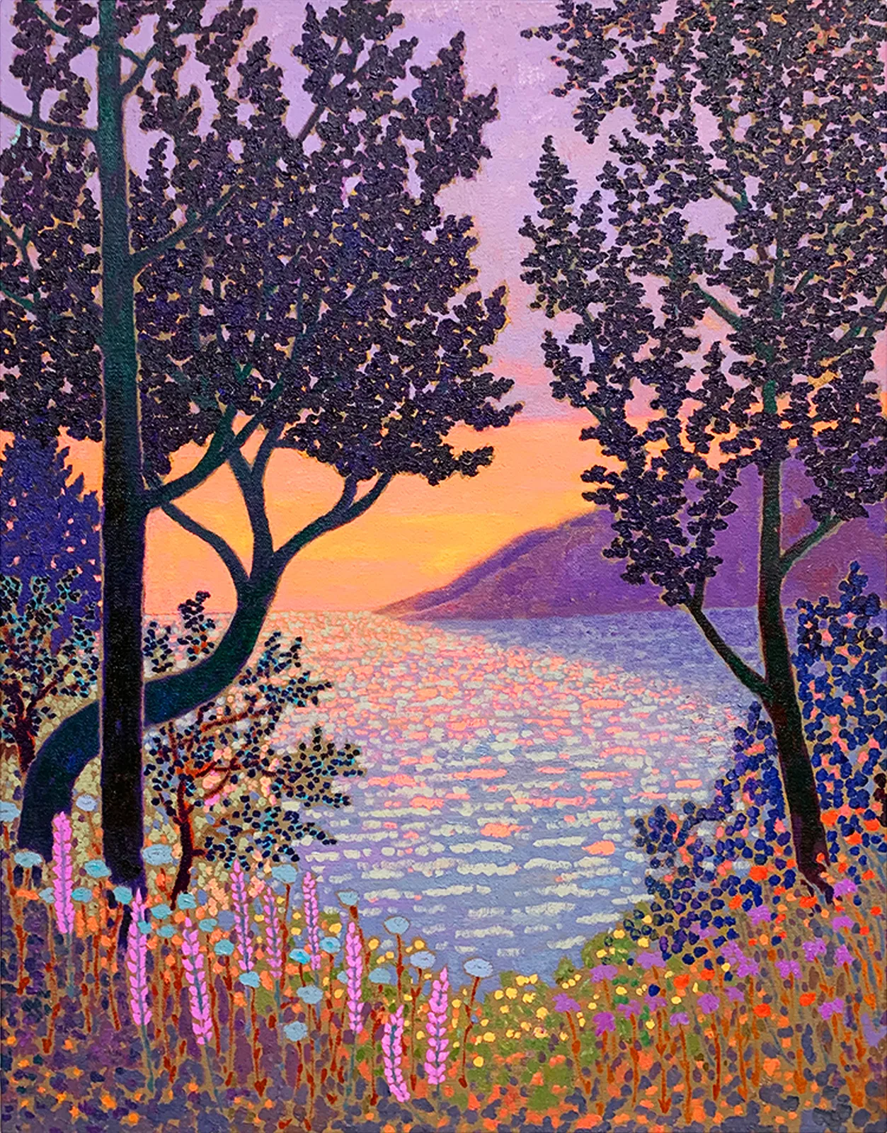 John McAllister, glitter wait radiate, 2020