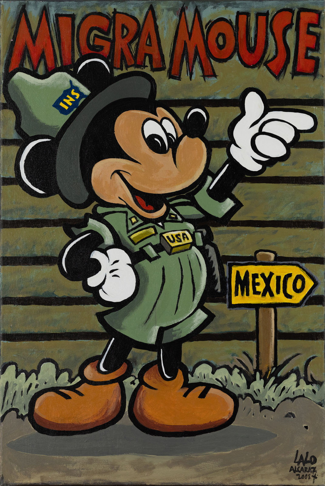 Lalo Alcaraz, Migra Mouse, 2008