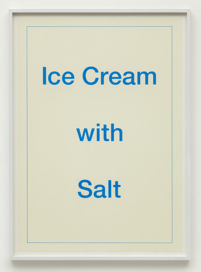 Shimabuku, Ice Cream with Salt, 2010