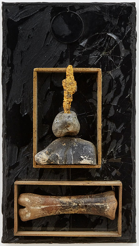 Derek Jarman, Untitled (Bone, Face and Cross), 1988