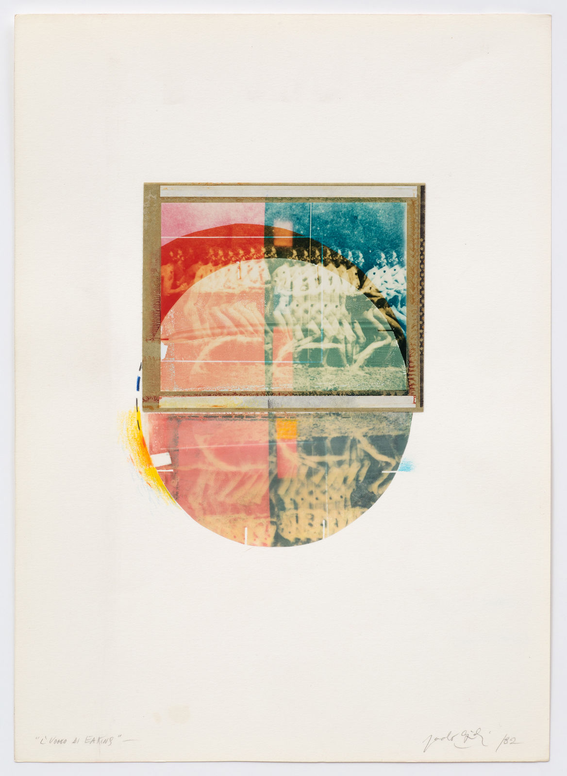 Paolo Gioli, Eakins/Marey L'uomo scomposto, 1982