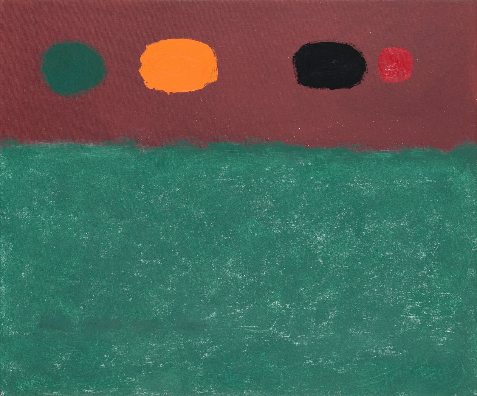 Adolph Gottlieb, Maroon Band, 1967