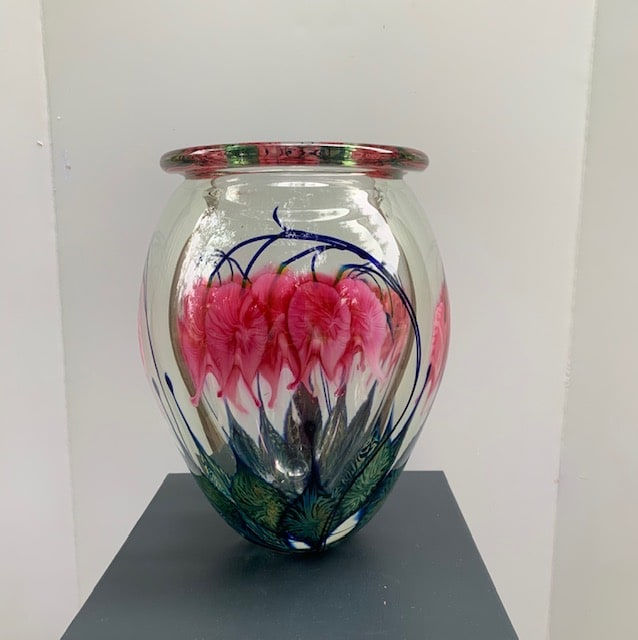 Tim Lotton, Pink Bleeding Heart Vase