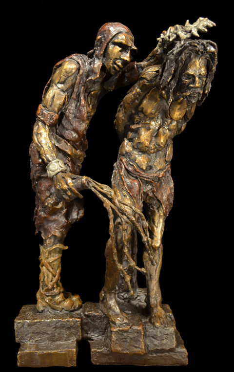 Gib Singleton, Stations of the Cross 10 Scourged