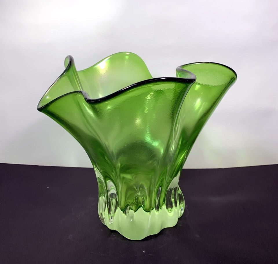 Tim Lotton, Emerald Green Irridized Free Form