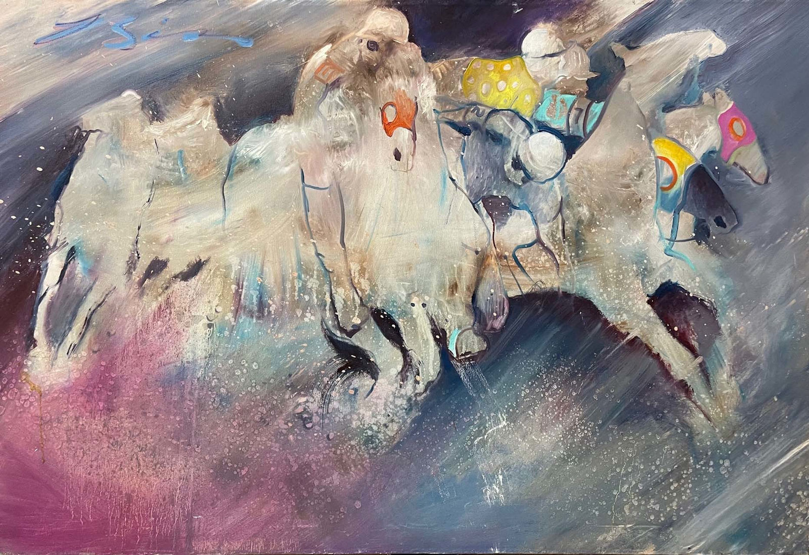 Earl Biss, Changing Leads at a Full Gallop