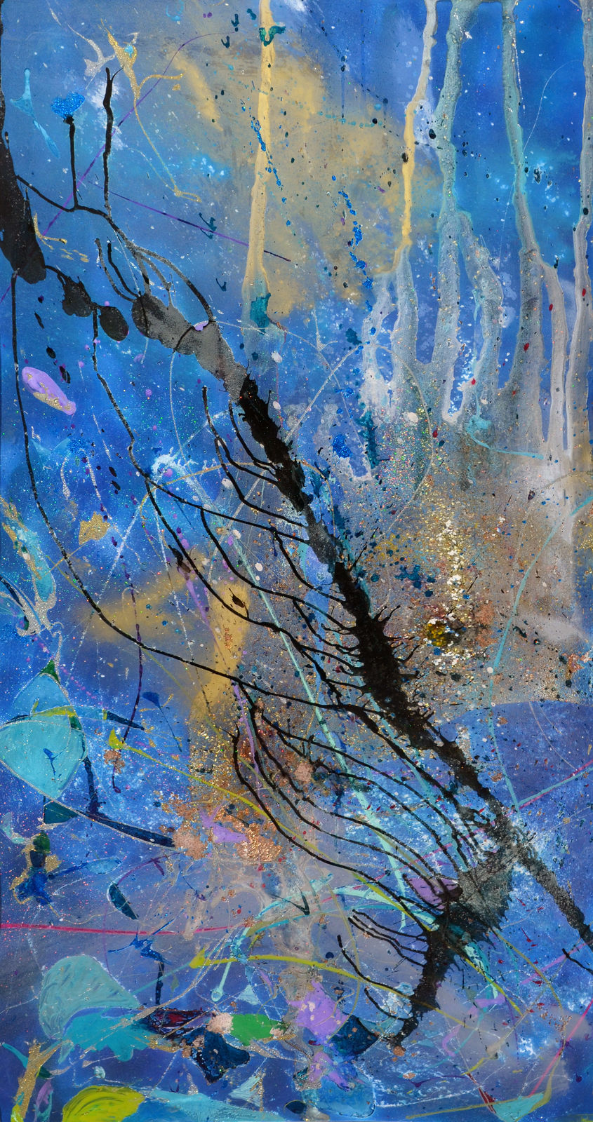 Sara Conca, All That Glitters One Diptych