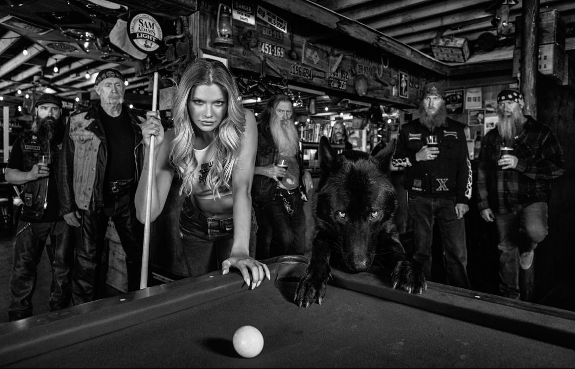 David Yarrow, The Girl and the Wolf