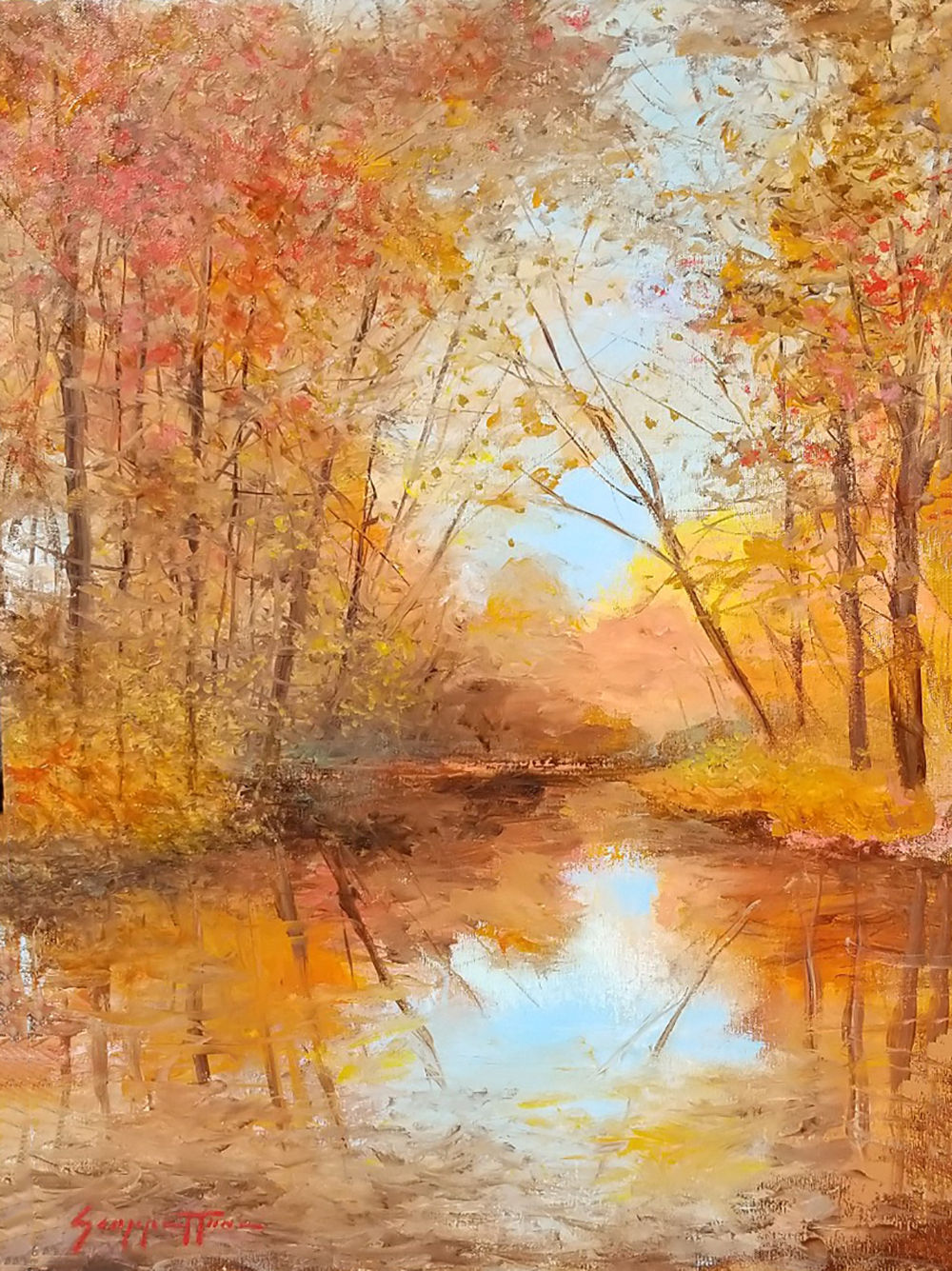 James Scoppettone, Late Autumn Reflection