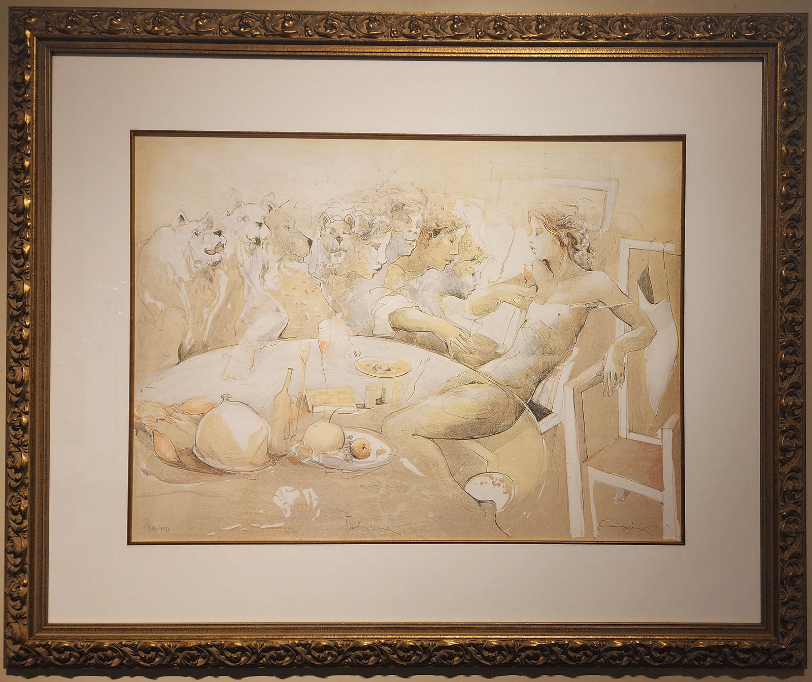 Jurgen Gorg, Tischszene