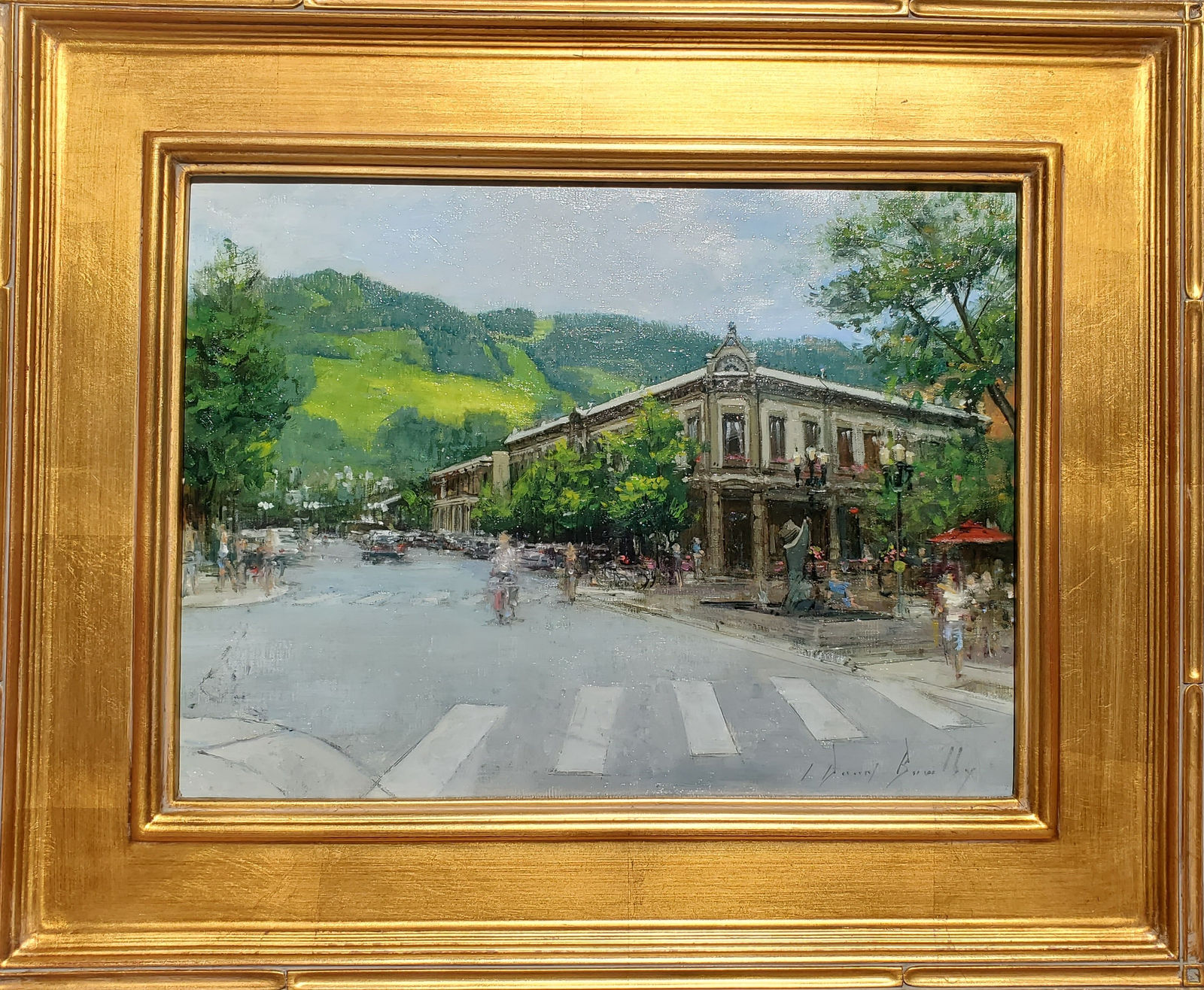 Dean Bowlby, Afternoon Light on Aspen Mountain