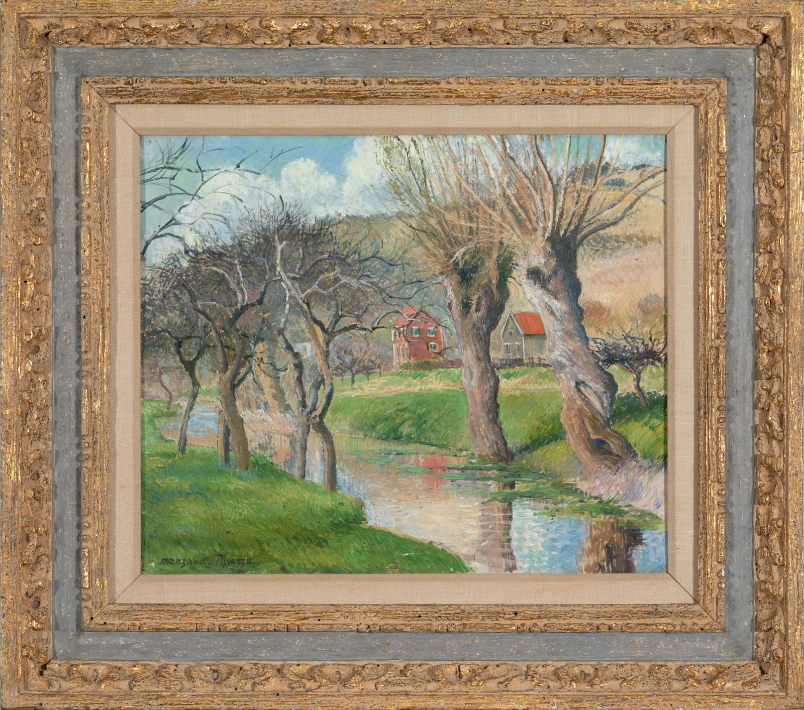 5 Generations of Camille Pissarro, La Petite Rivière Vezillon