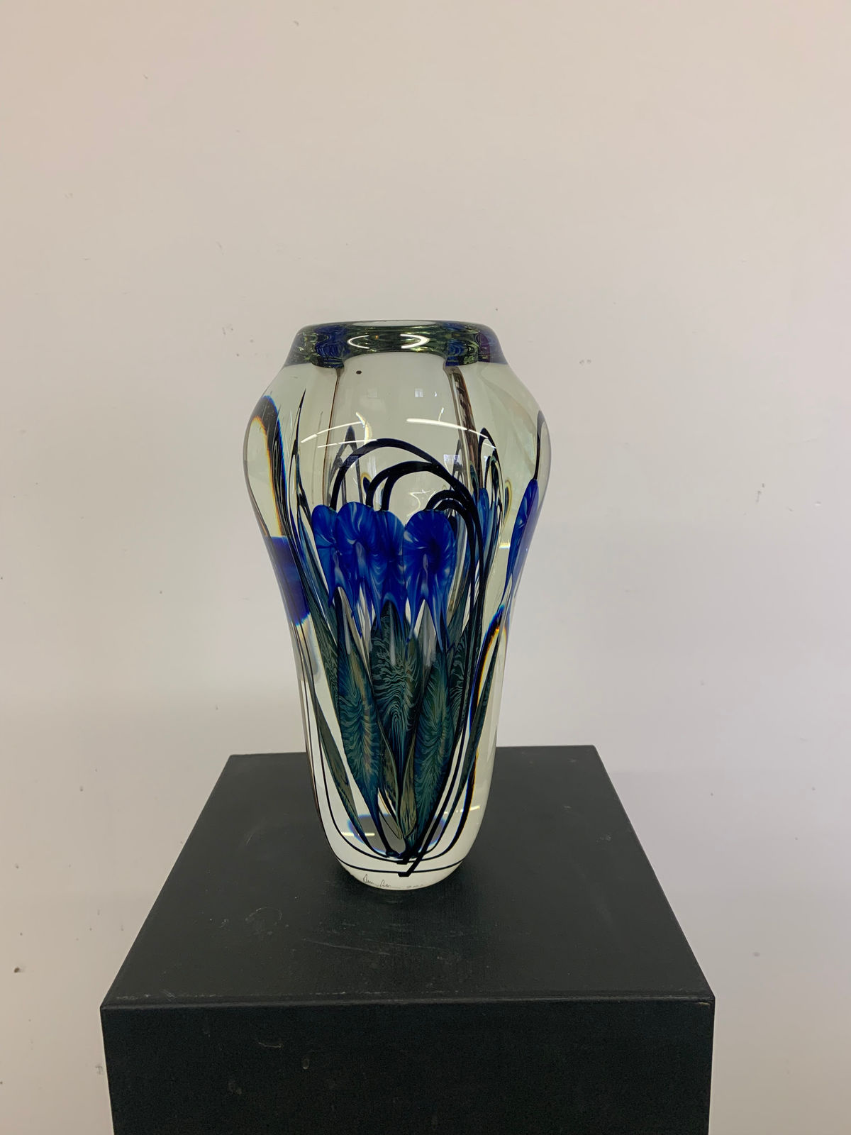 Tim Lotton, Blue Bleeding Heart Vase