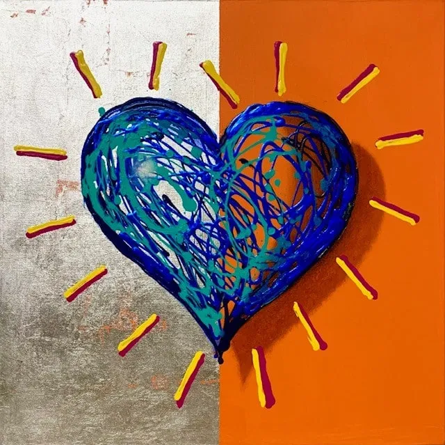 James Jensen, Pop Heart Blue JEN2020-10492