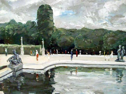 Stokely Webster, Pond At Versailles