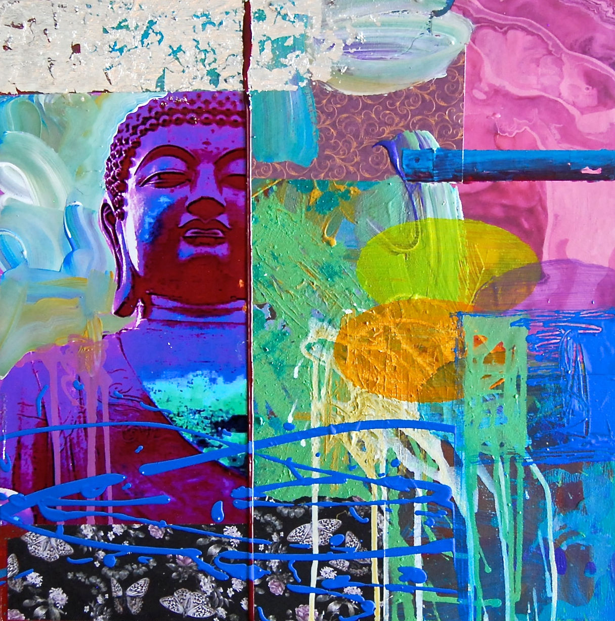 James Jensen, Magenta Buddha JEN2020-10212