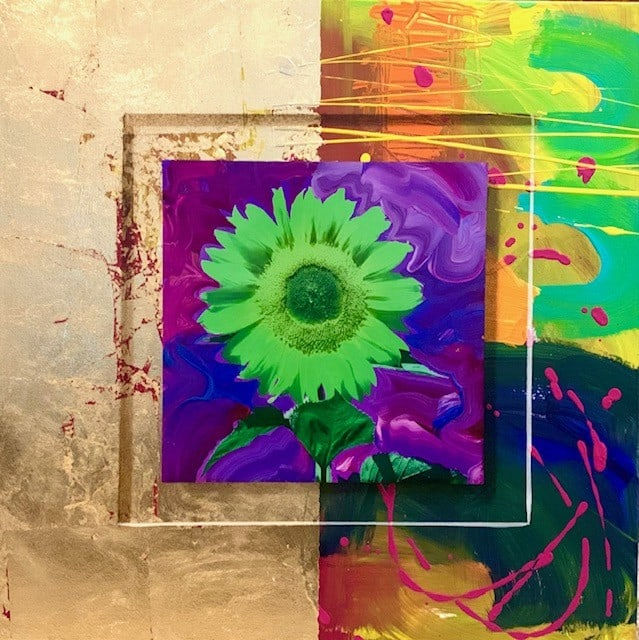 James Jensen, Green Sunflower JEN2020-10488