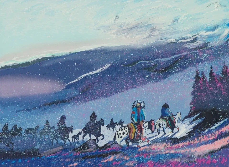 Earl Biss, Blizzard Along the Beartooth Range