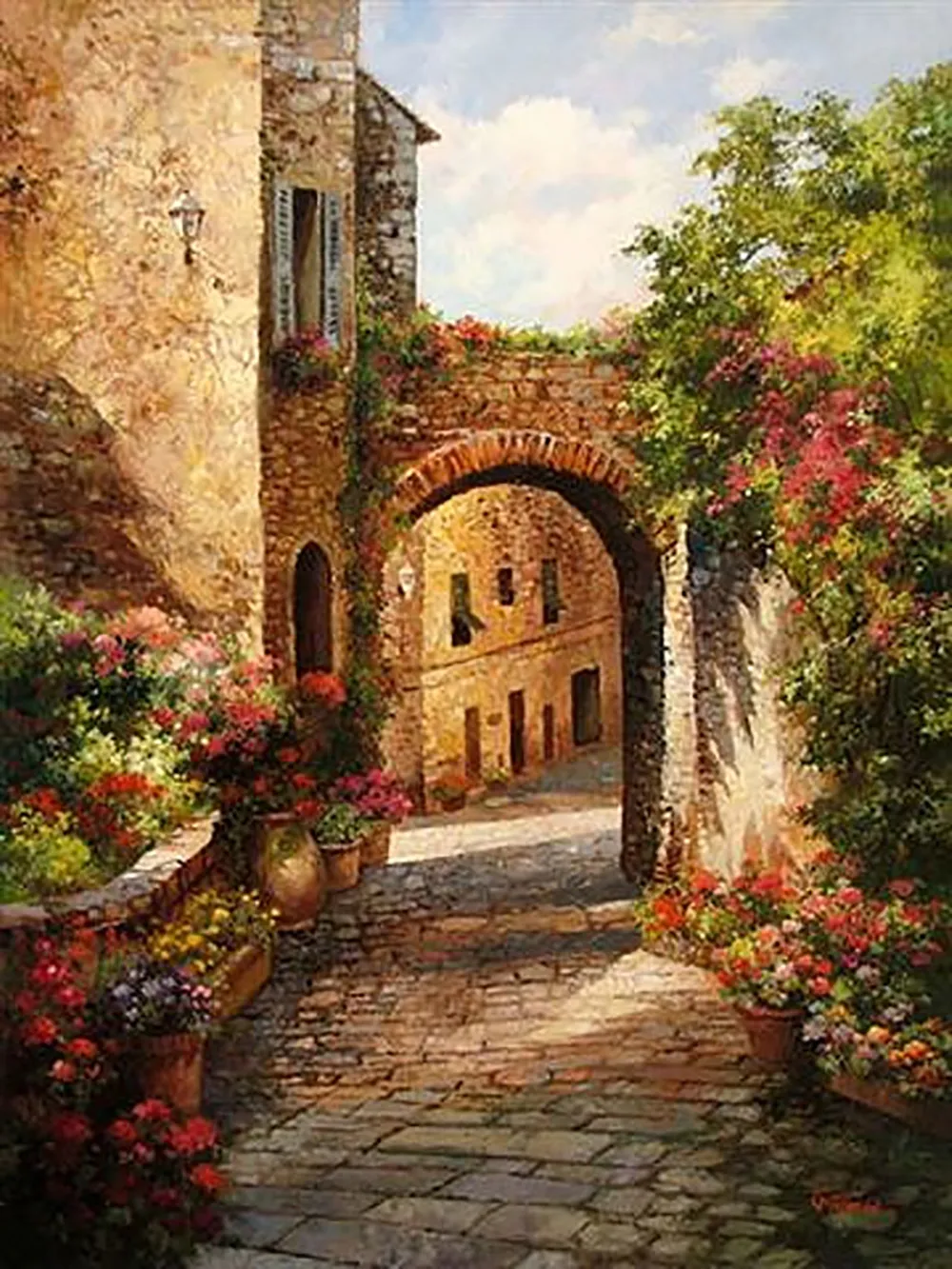 Paul Guy Gantner, Morning Walk in Antibes