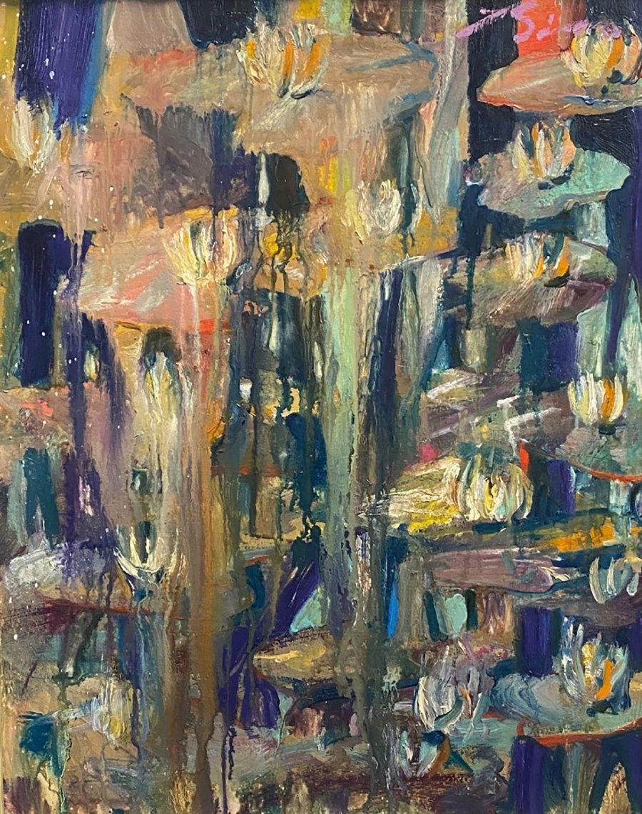 Earl Biss, Water Lilies with My Mind Deep in the Rainforest