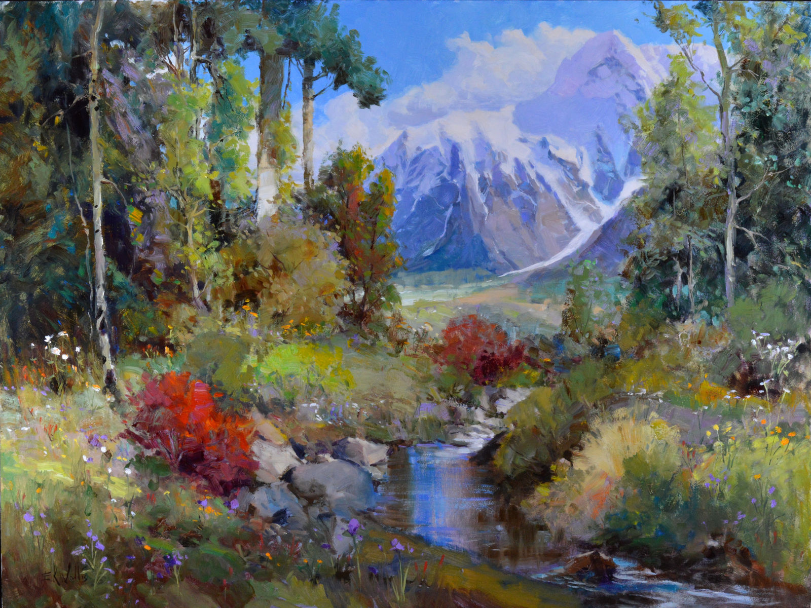 Eric Wallis, Snow Covered Peak
