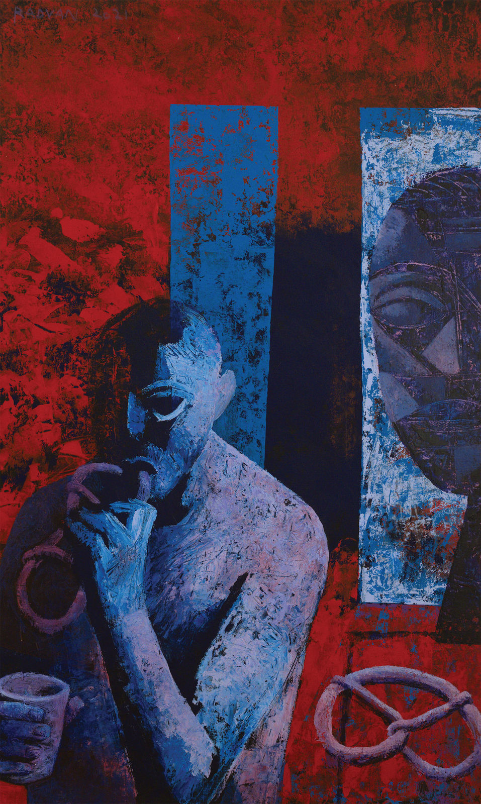 Alexandru Rădvan, Artist Taking a Break, 2021