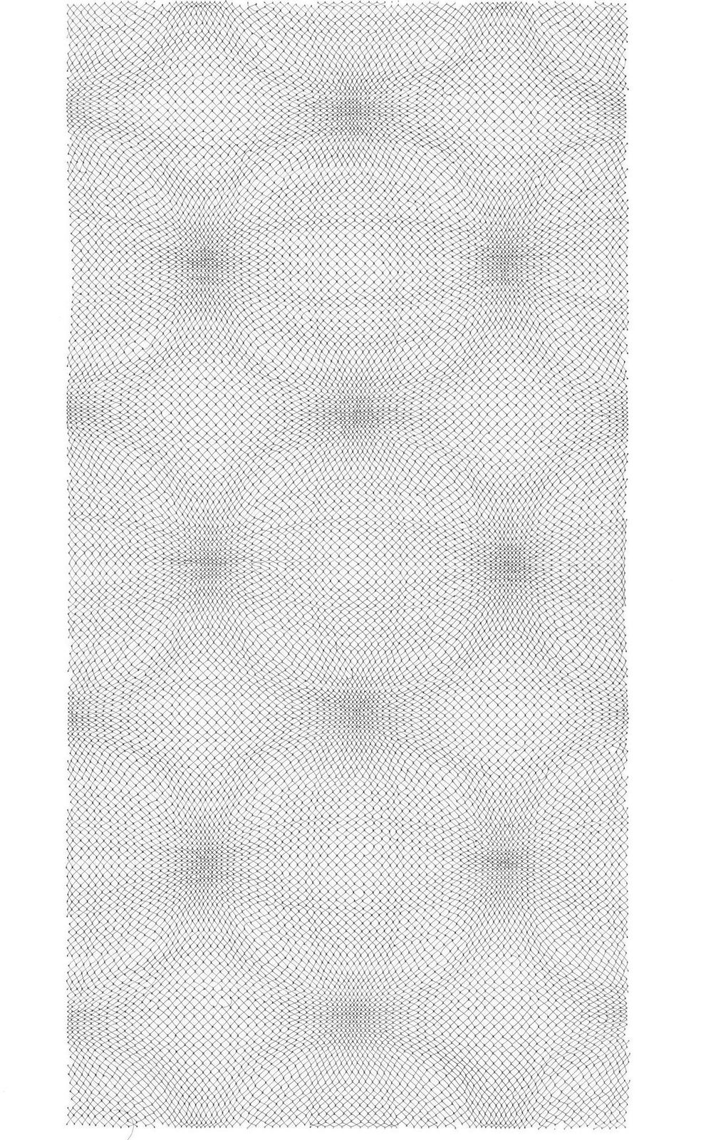 Untitled Hair Weave by Pakistani artist Rehana Mangi