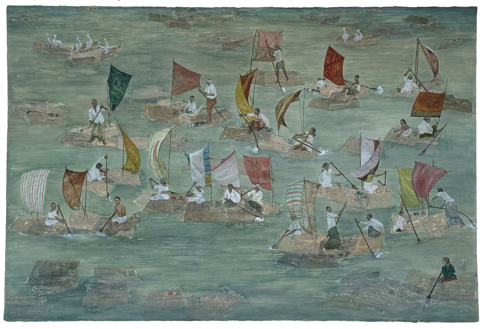 Sharmi Chowdhury, The wind carrying scents 3, 2025