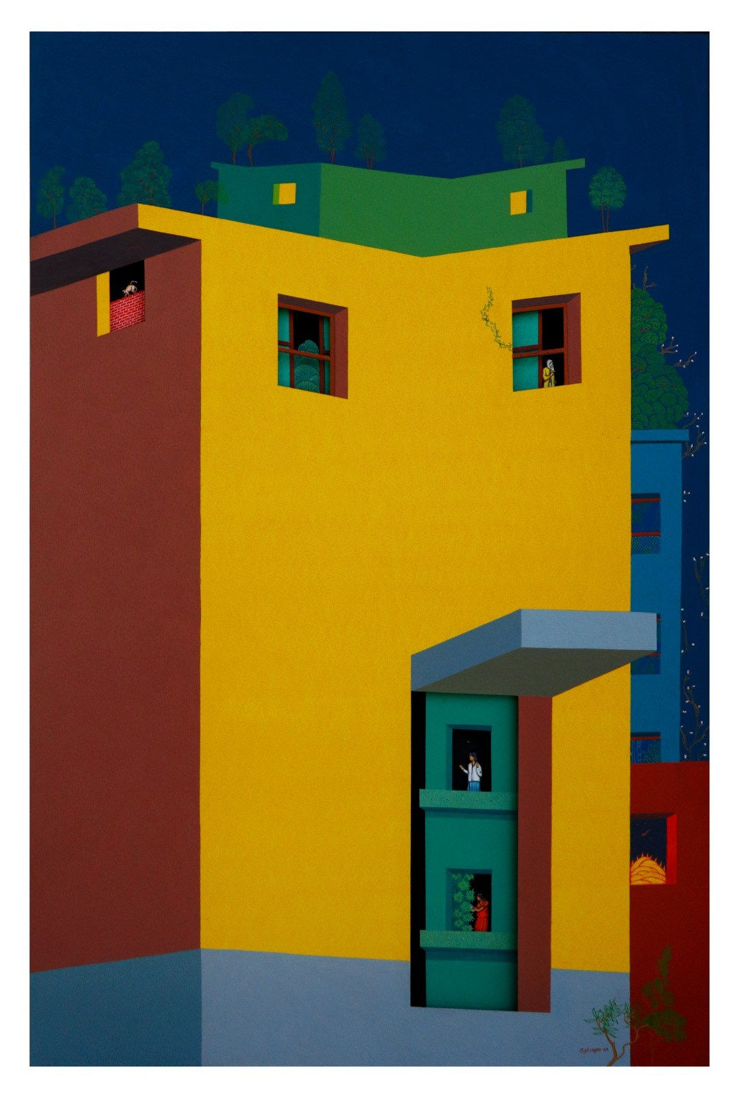 Digbijayee Khatua, Between the wall, 2023