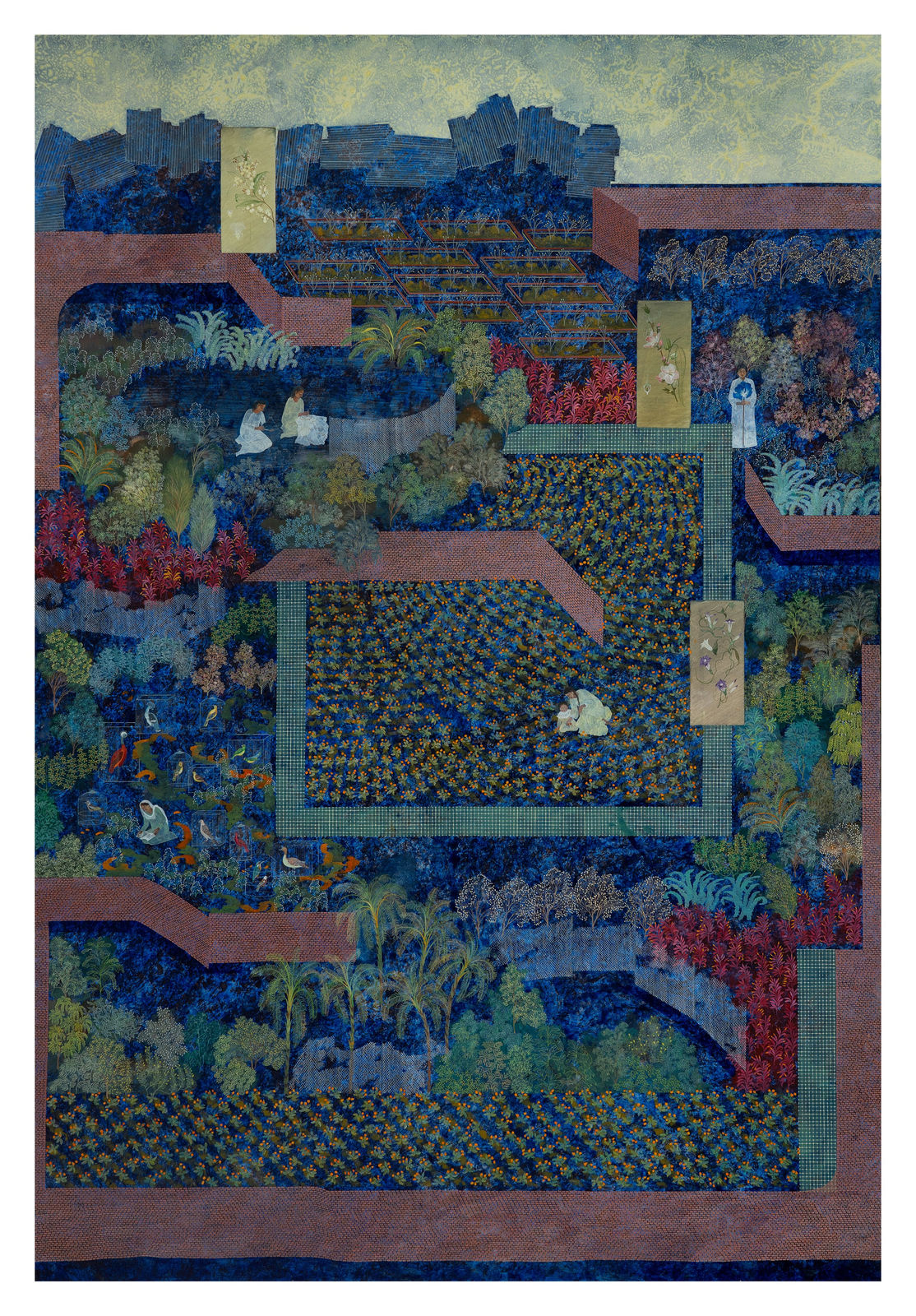 Puja Mondal, Listening to the Grasshoppers VI, 2024