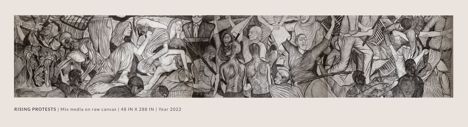 Vikrant Bhise, Rising Protest, 2022