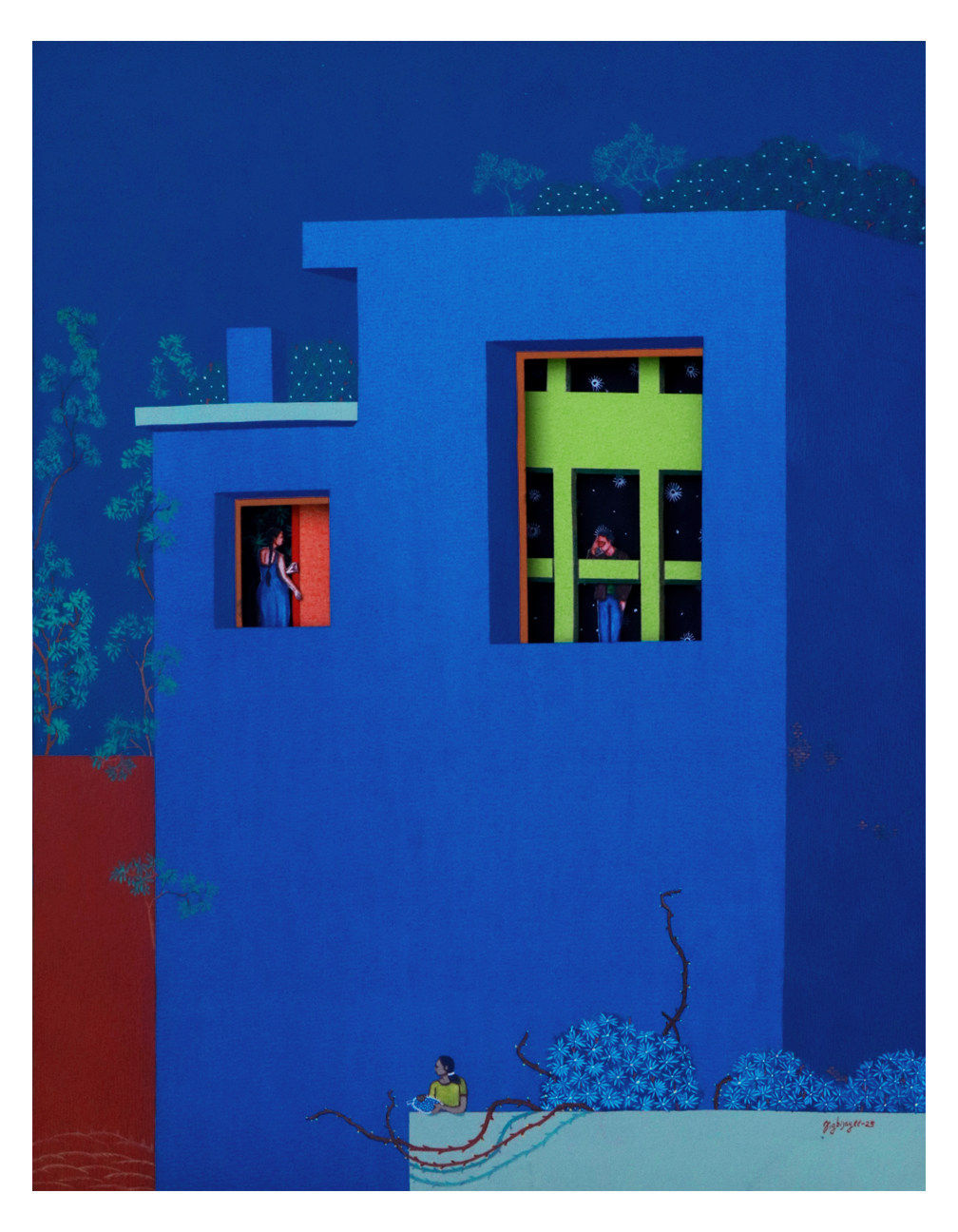 Digbijayee Khatua, Every Window Has a Story-V, 2025