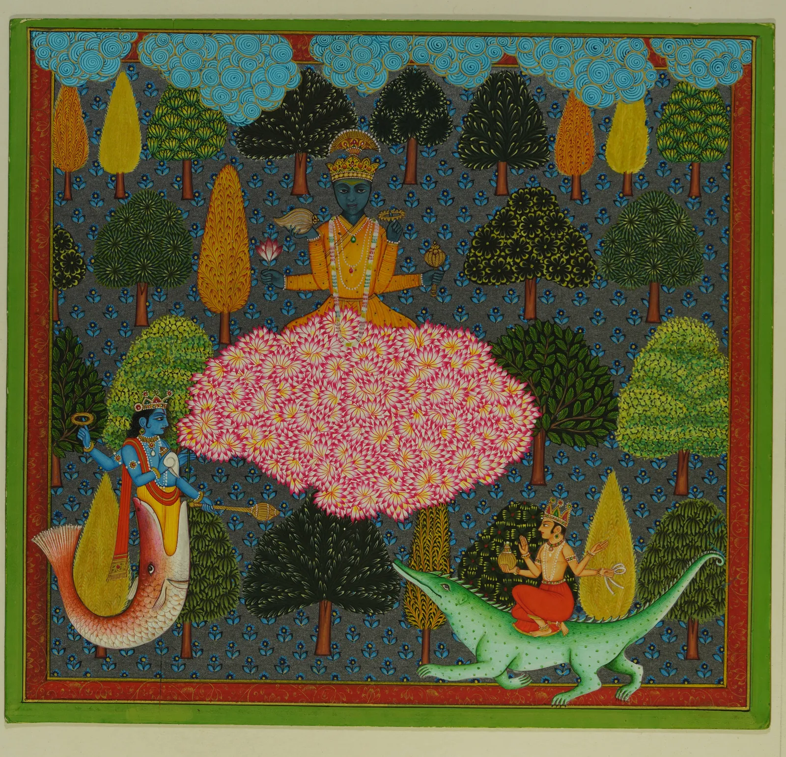 Alexander Gorlizki, Floating Krishna, 2023