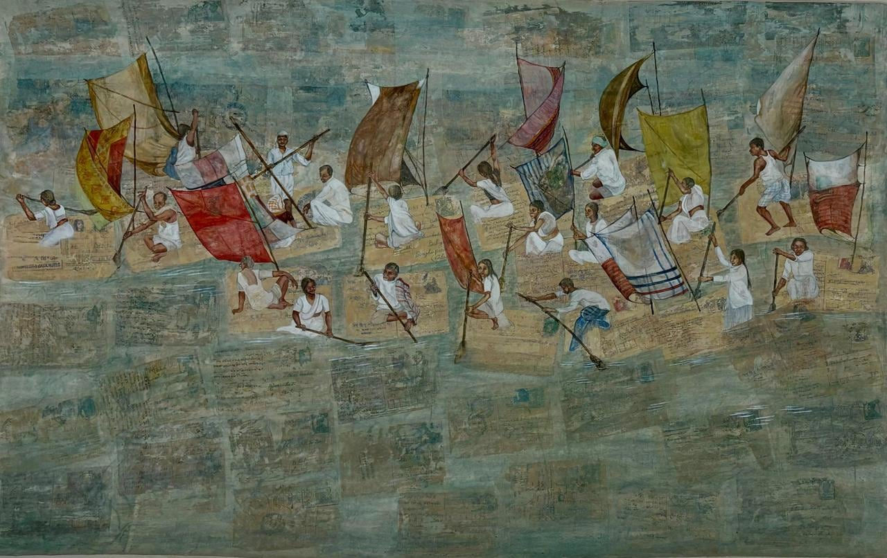 Sharmi Chowdhury, The wind carrying scents, 2025