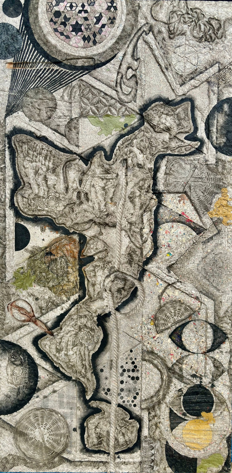 Dinar Sultana, The balance between space, surface, light, texture, time and narrations, 2024